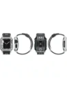 Hurtownia GSM - Bizon Strap + Carcasa Watch Armor Apple Watch 40 / 41mm argintie - BIZ296 - {ean13} - Hurt
