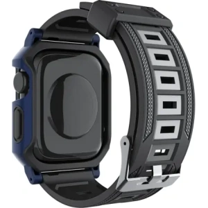 Hurtownia GSM - Bizon Strap + Case Watch Armor Apple Watch 40 / 41mm tengerészkék - BIZ297 - {ean13} - Hurt