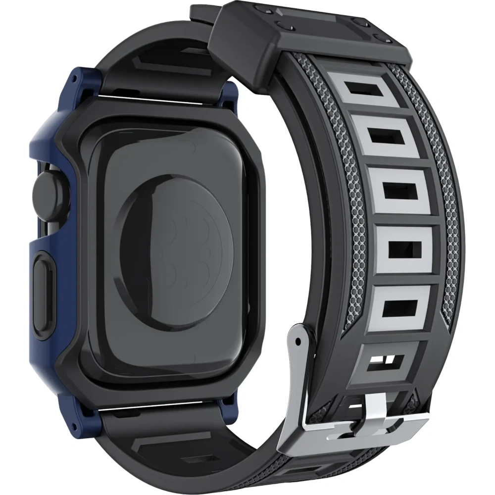 Hurtownia GSM - Bizon Strap + Case Watch Armor Apple Watch 40 / 41mm albastru închis - BIZ297 - {ean13} - Hurt