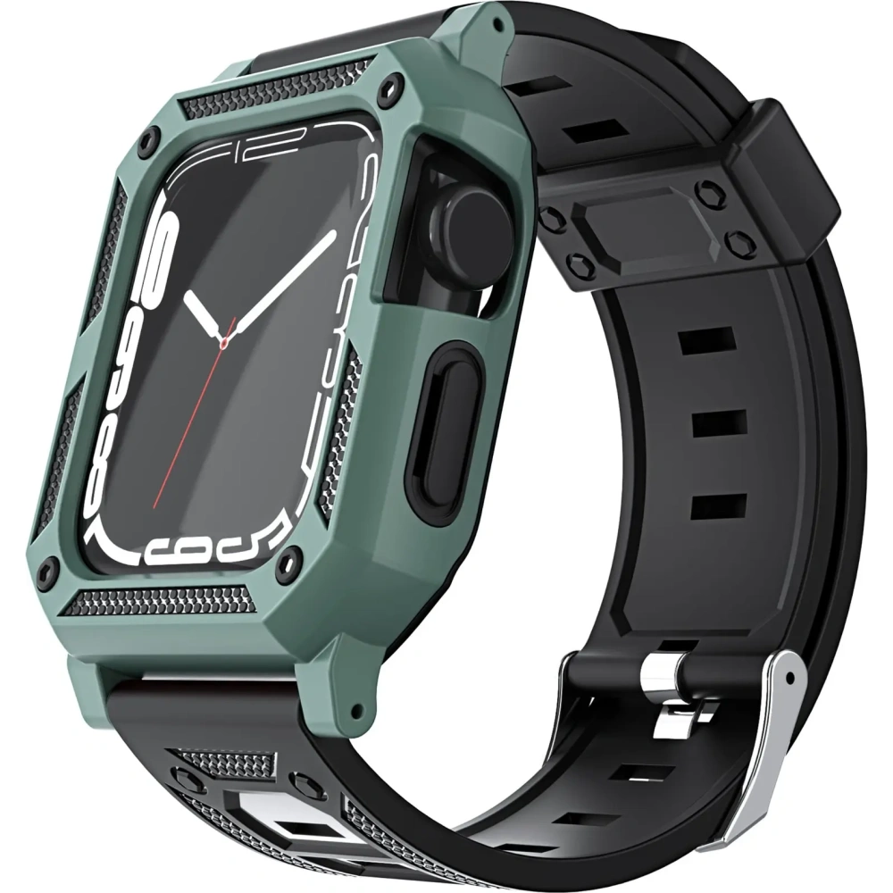 Hurtownia GSM - Bizon Strap + Case Watch Armor Apple Watch 40 / 41mm verde - BIZ298 - {ean13} - Hurt