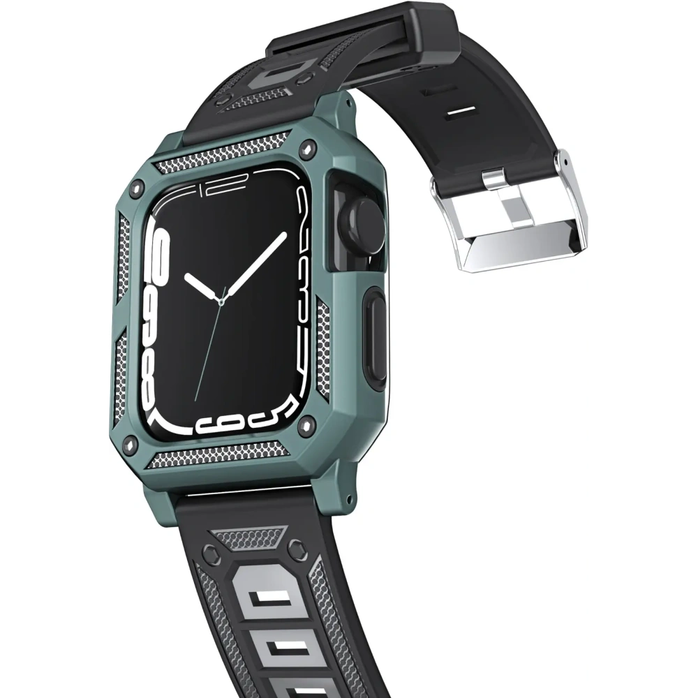 Hurtownia GSM - Bizon Strap + Case Watch Armor Apple Watch 40 / 41mm verde - BIZ298 - {ean13} - Hurt