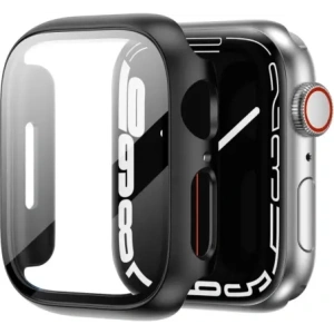 Hurtownia GSM - Etui se sklem Bizon Case Case + Glass Set Apple Watch 8/7 45mm černé - BIZ300 - {ean13} - Hurt