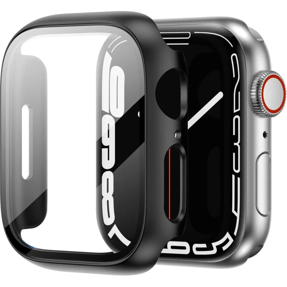 Hurtownia GSM - Bizon Case Case + Glass Set Apple Watch 8/7 45mm schwarz - BIZ300 - {ean13} - Hurt
