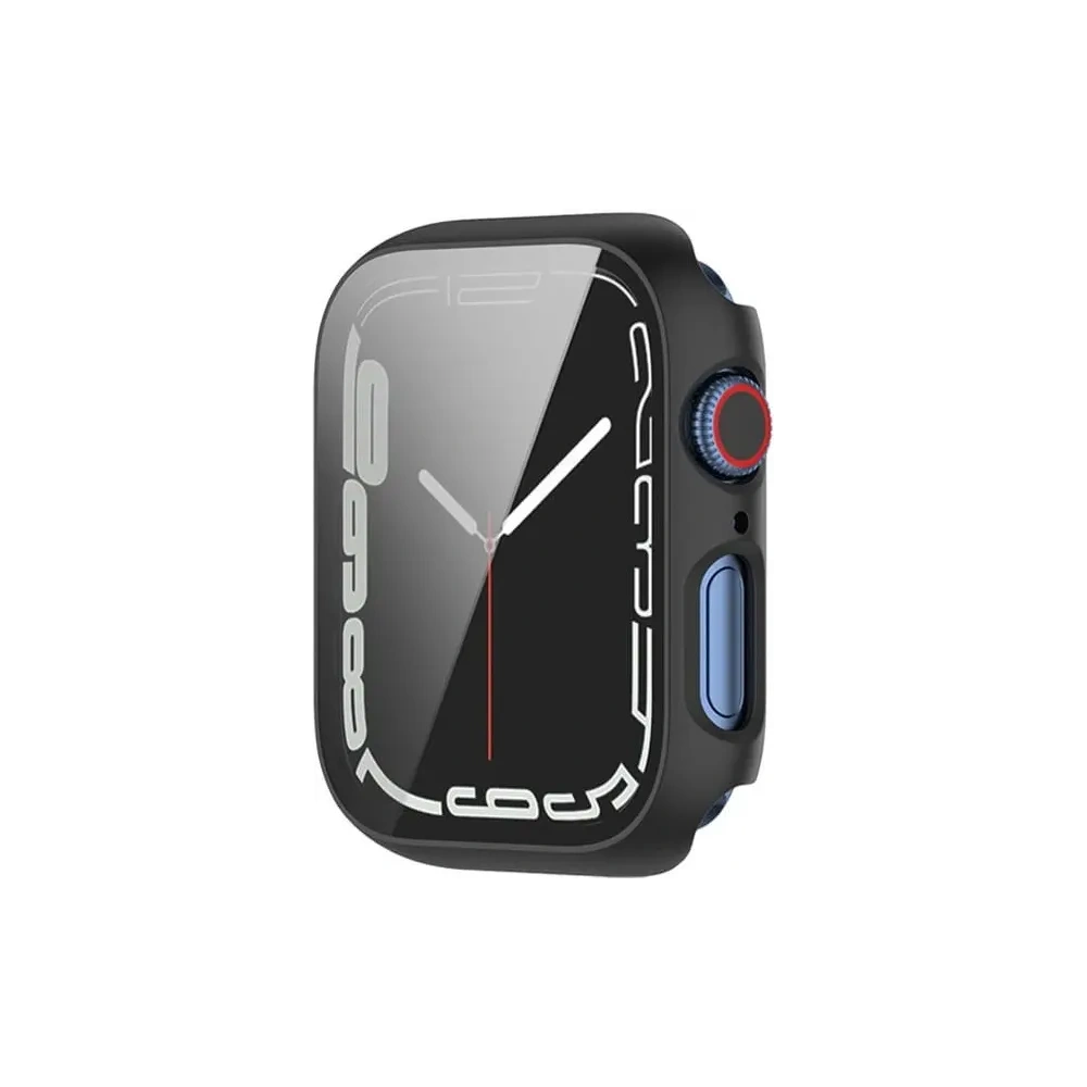 Hurtownia GSM - Bizon Case Case + Glass Set Apple Watch 8/7 45mm schwarz - BIZ300 - {ean13} - Hurt