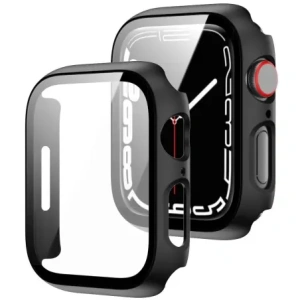 Hurtownia GSM - Etui se sklem Bizon Case Case + Glass Set Apple Watch 8/7 45mm černé - BIZ300 - {ean13} - Hurt