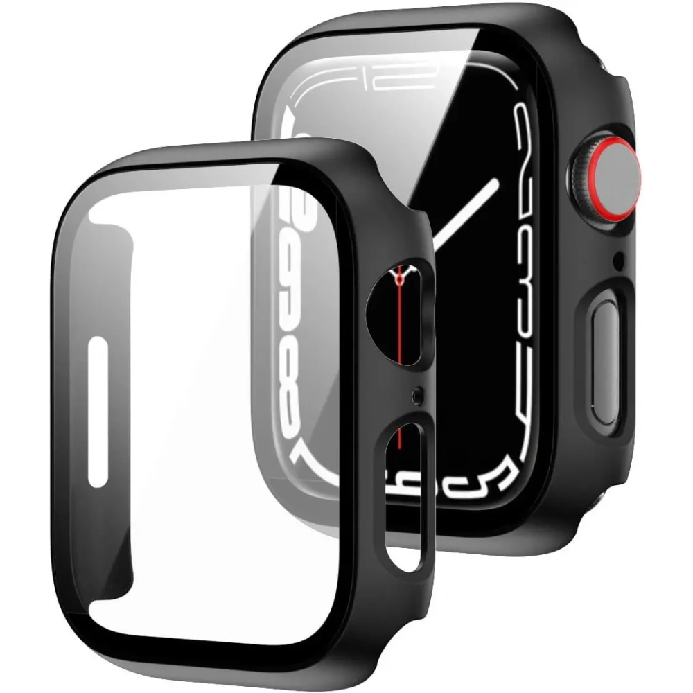 Hurtownia GSM - Bizon Case Case + Glass Set Apple Watch 8/7 45mm schwarz - BIZ300 - {ean13} - Hurt