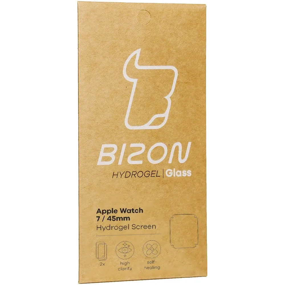 Hurtownia GSM - Bizon Glass Hydrogel Apple Watch 8/7 45mm [2 PACK] - BIZ301 - {ean13} - Hurt
