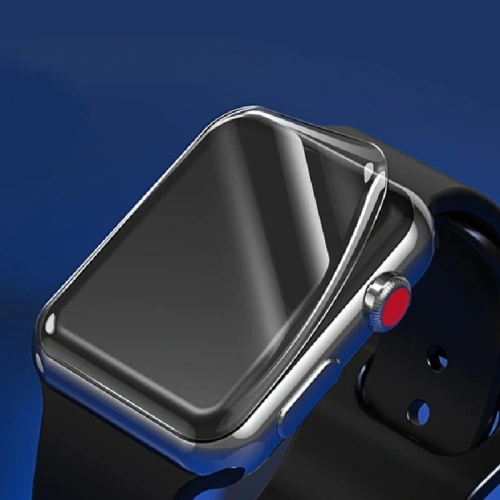 Folia hydrożelowa na ekran Bizon Glass Hydrogel v2 Apple Watch 8/7 45mm [2 PACK]