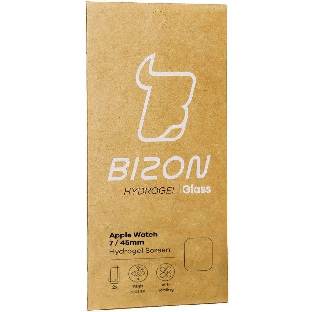 Hurtownia GSM - Bizon Glass Hydrogel v2 Apple Watch 8/7 45mm [2 PACK] - BIZ302 - {ean13} - Hurt