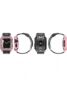 Hurtownia GSM - Bizon Strap + Case Watch Armor Apple Watch 44 / 45mm világos rózsaszín - BIZ303 - {ean13} - Hurt