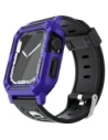 Bizon Strap + Case Watch Armor Apple Watch 44 / 45mm lila