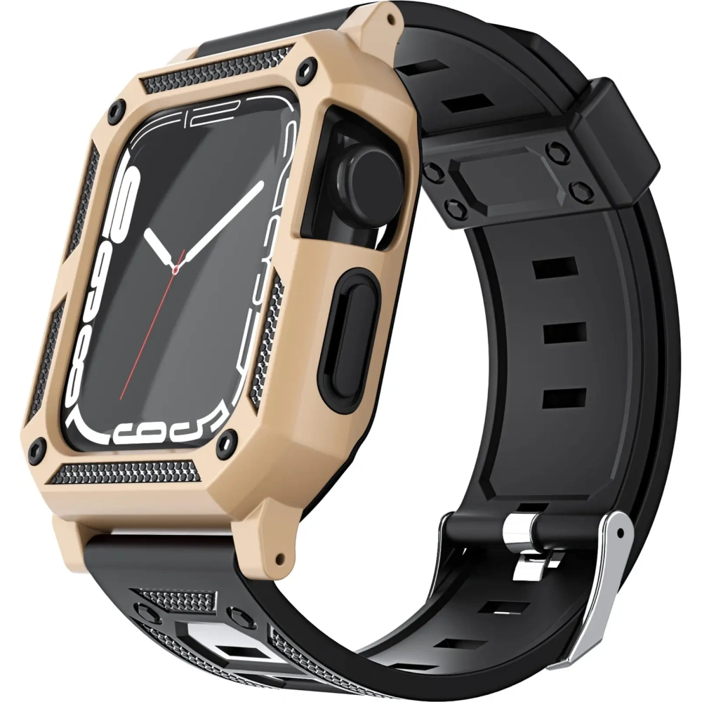 Hurtownia GSM - Bizon Strap + Case Watch Armor Apple Watch 44 / 45mm arany - BIZ306 - {ean13} - Hurt