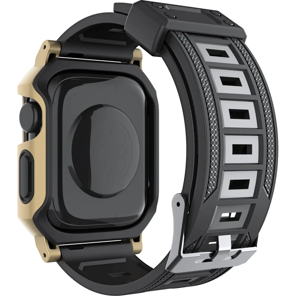 Hurtownia GSM - Bizon Strap + Case Watch Armor Apple Watch 44 / 45mm arany - BIZ306 - {ean13} - Hurt