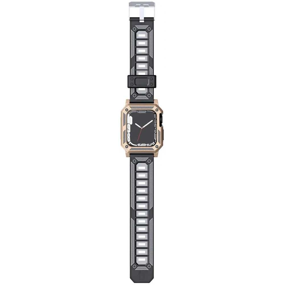 Hurtownia GSM - Bizon Strap + Case Watch Armor Apple Watch 44 / 45mm arany - BIZ306 - {ean13} - Hurt