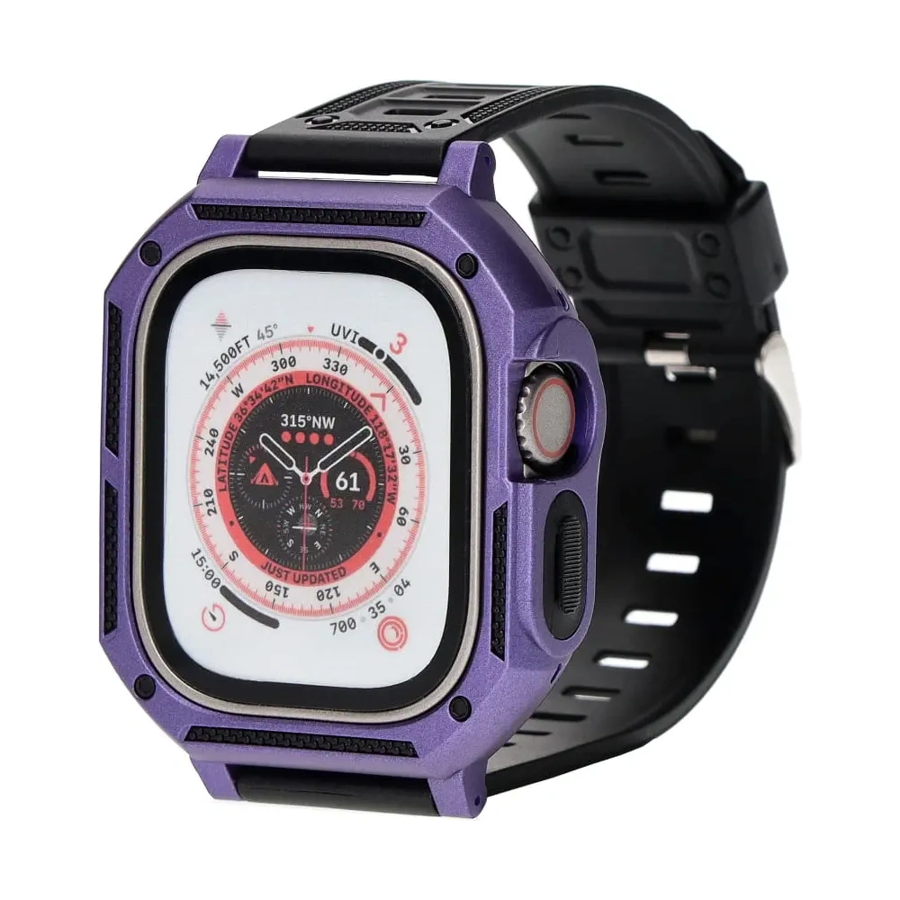 Hurtownia GSM - Bizon Strap + Case Watch Armor Apple Watch Ultra 49mm purpuriu - BIZ307 - {ean13} - Hurt