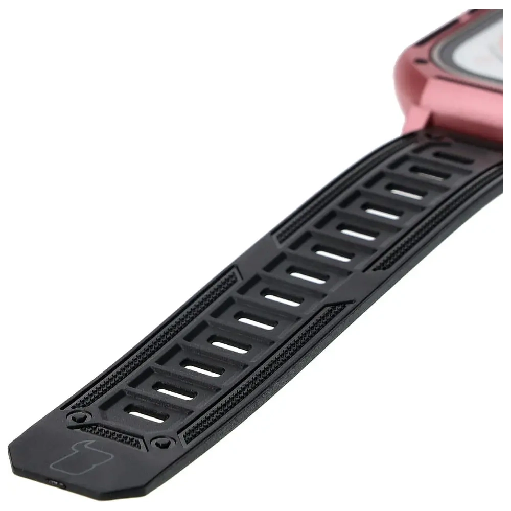 Hurtownia GSM - Bizon Strap + Case Watch Armor Apple Watch Ultra 49mm roz deschis - BIZ308 - {ean13} - Hurt