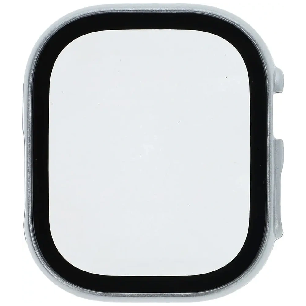 Hurtownia GSM - Etui Bizon Case+Glass do Apple Watch Ultra 49mm srebrne - BIZ311 - {ean13} - Hurt