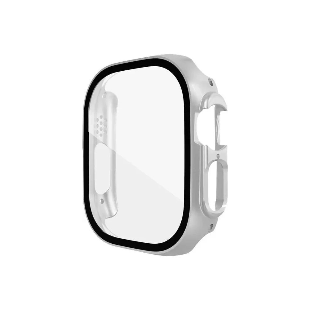 Hurtownia GSM - Etui Bizon Case+Glass do Apple Watch Ultra 49mm srebrne - BIZ311 - {ean13} - Hurt