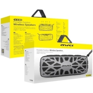 Wholesale AWEI Wireless Speaker Bluetooth Y330 black - AWEI001BLK - {ean13} - Hurt