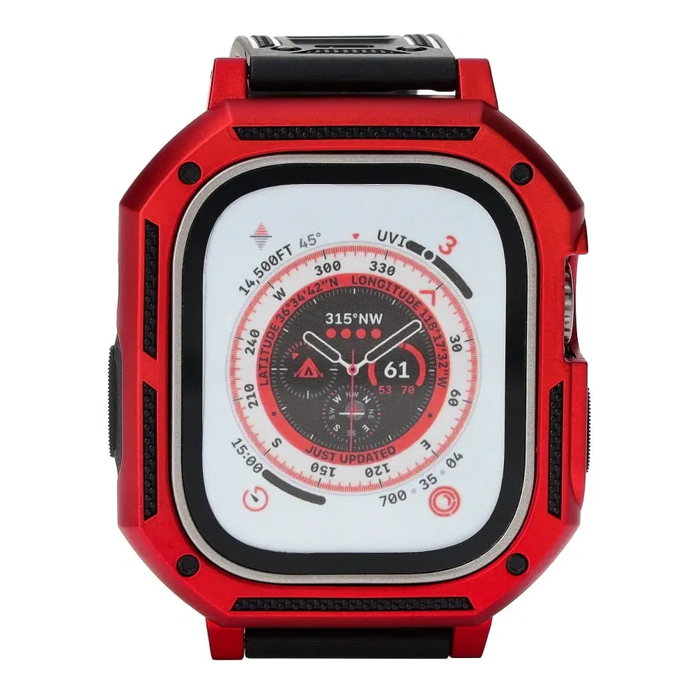 Hurtownia GSM - Bizon Strap + Case Watch Armor Apple Watch Ultra 49mm rot - BIZ313 - {ean13} - Hurt