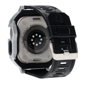 Hurtownia GSM - Bizon Strap + Case Watch Armor Apple Watch Ultra 49mm ezüst - BIZ314 - {ean13} - Hurt