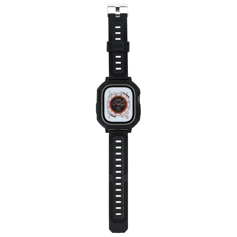 Hurtownia GSM - Bizon Strap + Case Watch Armor Apple Watch Ultra 49mm schwarz - BIZ316 - {ean13} - Hurt