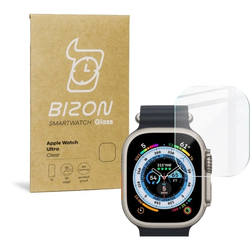 Szkło hartowane Bizon Glass Clear do Apple Watch Ultra 49mm