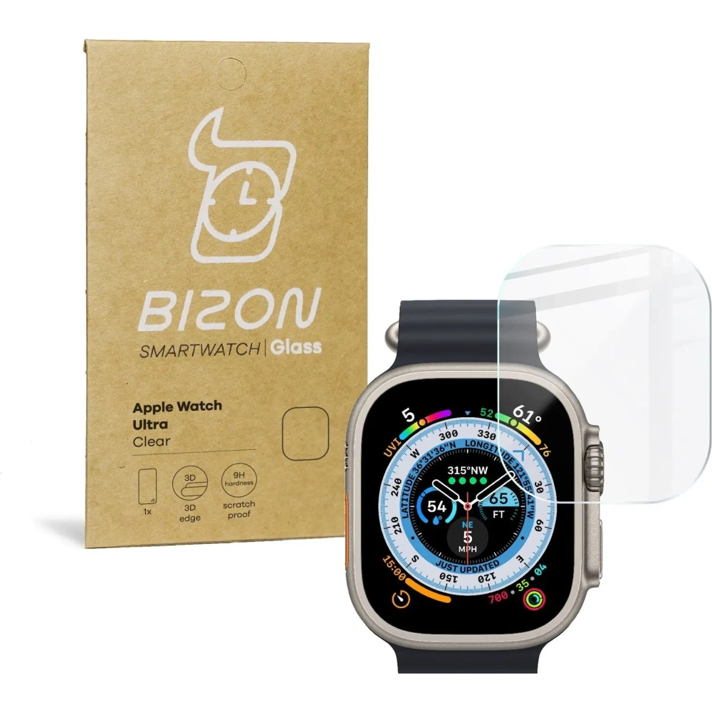 Hurtownia GSM - Bizon Glass Clear Apple Watch Ultra 49mm - BIZ317 - {ean13} - Hurt