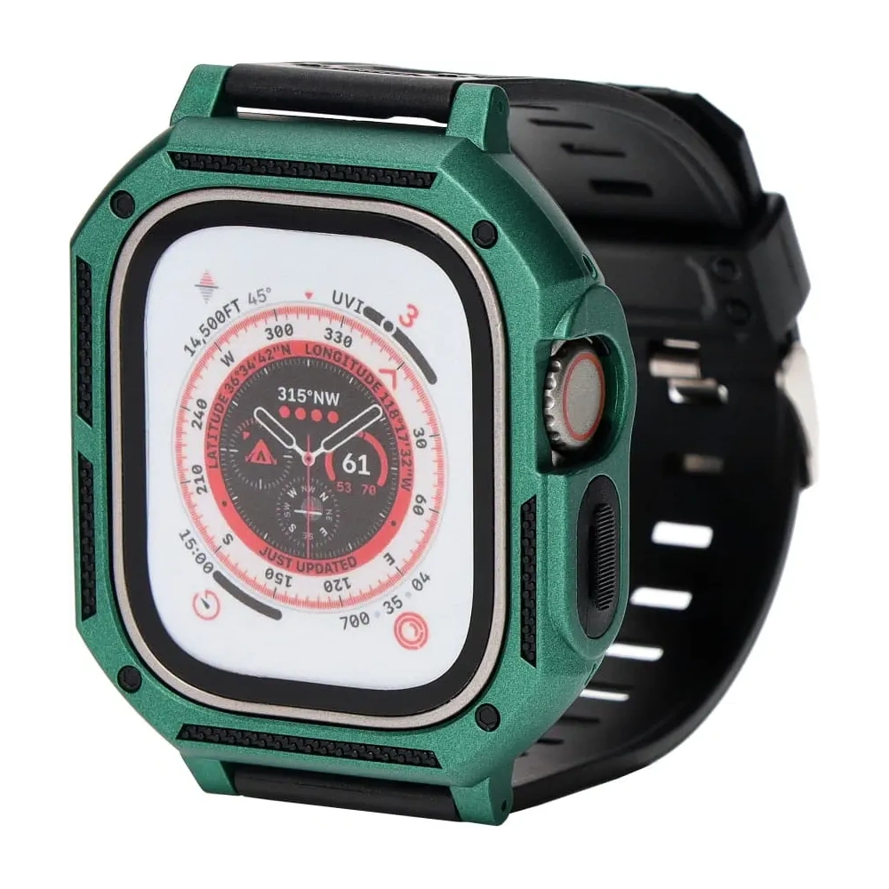 Hurtownia GSM - Bizon Strap + Case Watch Armor Apple Watch Ultra 49mm zöld - BIZ319 - {ean13} - Hurt