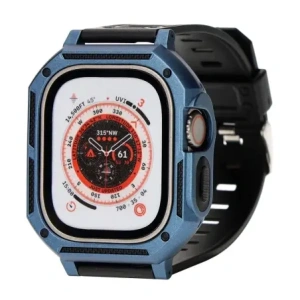 Hurtownia GSM - Bizon Strap + Case Watch Armor Apple Watch Ultra 49mm tengerészkék - BIZ320 - {ean13} - Hurt