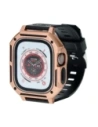 Etui z paskiem Bizon Strap + Case Watch Armor do Apple Watch Ultra 49mm zlaté