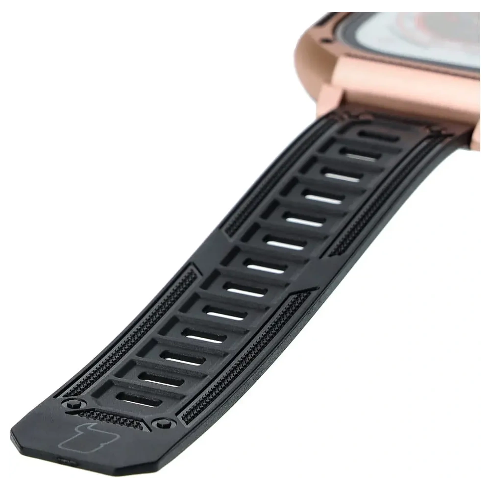 Hurtownia GSM - Etui z paskiem Bizon Strap + Case Watch Armor do Apple Watch Ultra 49mm zlaté - BIZ321 - {ean13} - Hurt