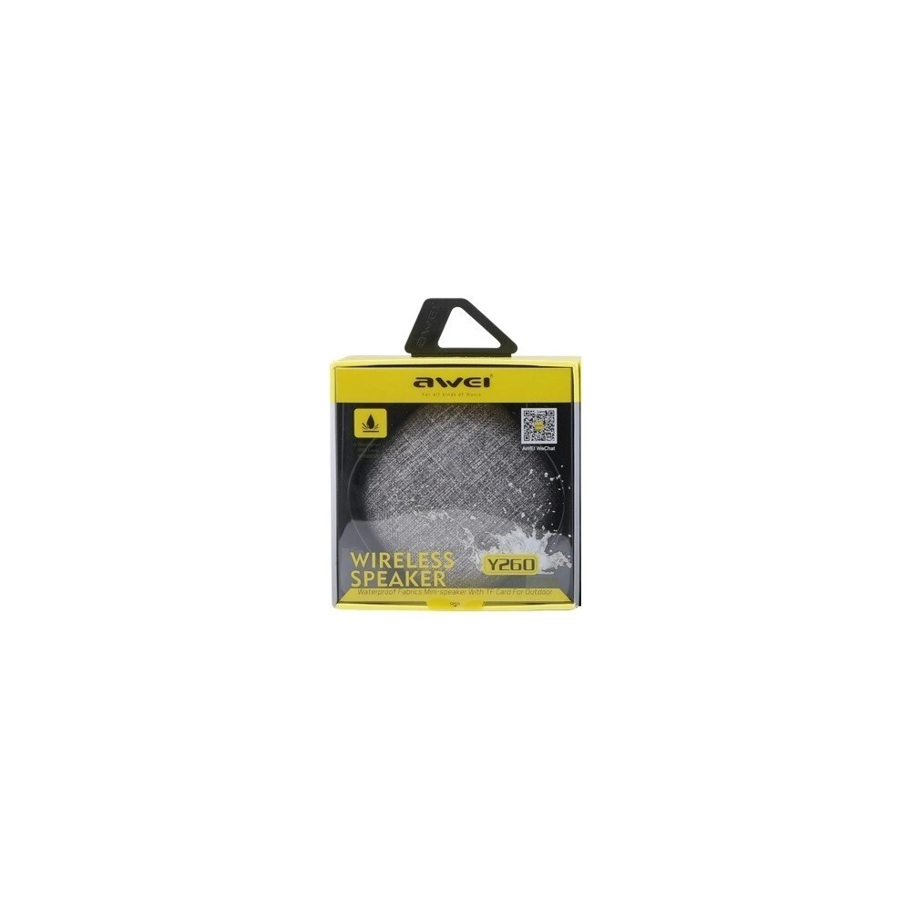 Hurtownia GSM - AWEI głośnik mini Bluetooth Y260 szary/grey - AWEI002GRY - {ean13} - Hurt