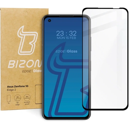 Szkło hartowane Bizon Glass Edge 2 do Asus Zenfone 10 czarne