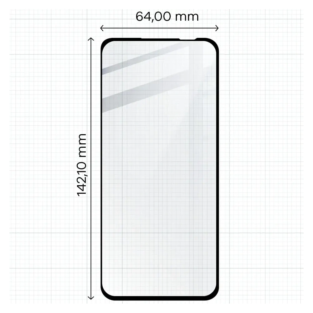 Wholesale Bizon Glass Edge 2 Asus Zenfone 10 black - BIZ324 - {ean13} - Hurt