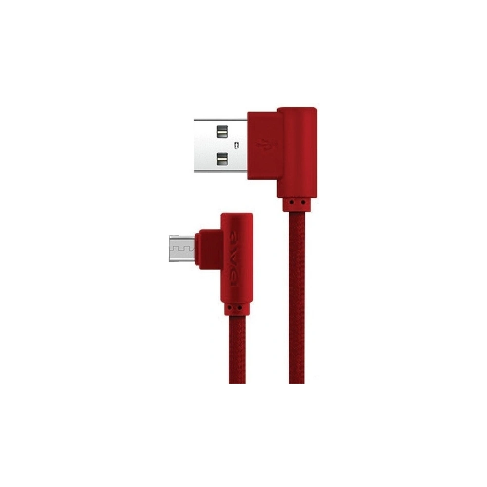 Hurtownia GSM - AWEI kabel pleciony kątowy CL-56 micro USB 1,2m 2.4A Fast Charging czerwony/red - AWEI004RED - {ean13} - Hurt
