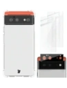 Hurtownia GSM - Bizon Case Clear Pack tok + 2x képernyőüveg + lencseüveg Google Pixel 6 átlátszó - BIZ327 - {ean13} - Hurt