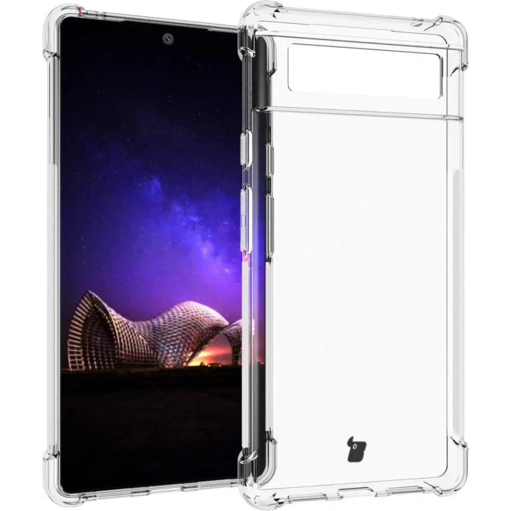 Hurtownia GSM - Bizon Case Clear Pack tok + 2x képernyőüveg + lencseüveg Google Pixel 6 átlátszó - BIZ327 - {ean13} - Hurt