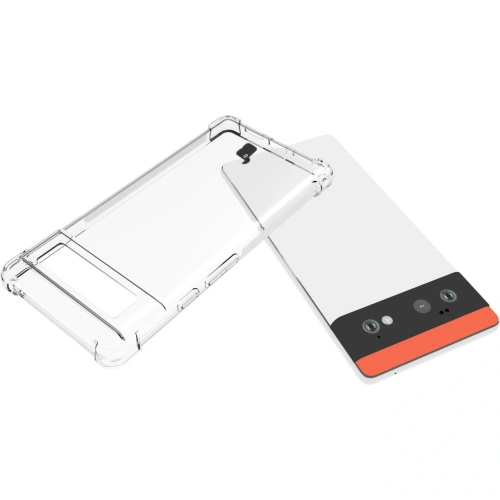 Etui + 2x szkło na ekran + obiektyw Bizon Case Clear Pack do Google Pixel 6 przezroczyste