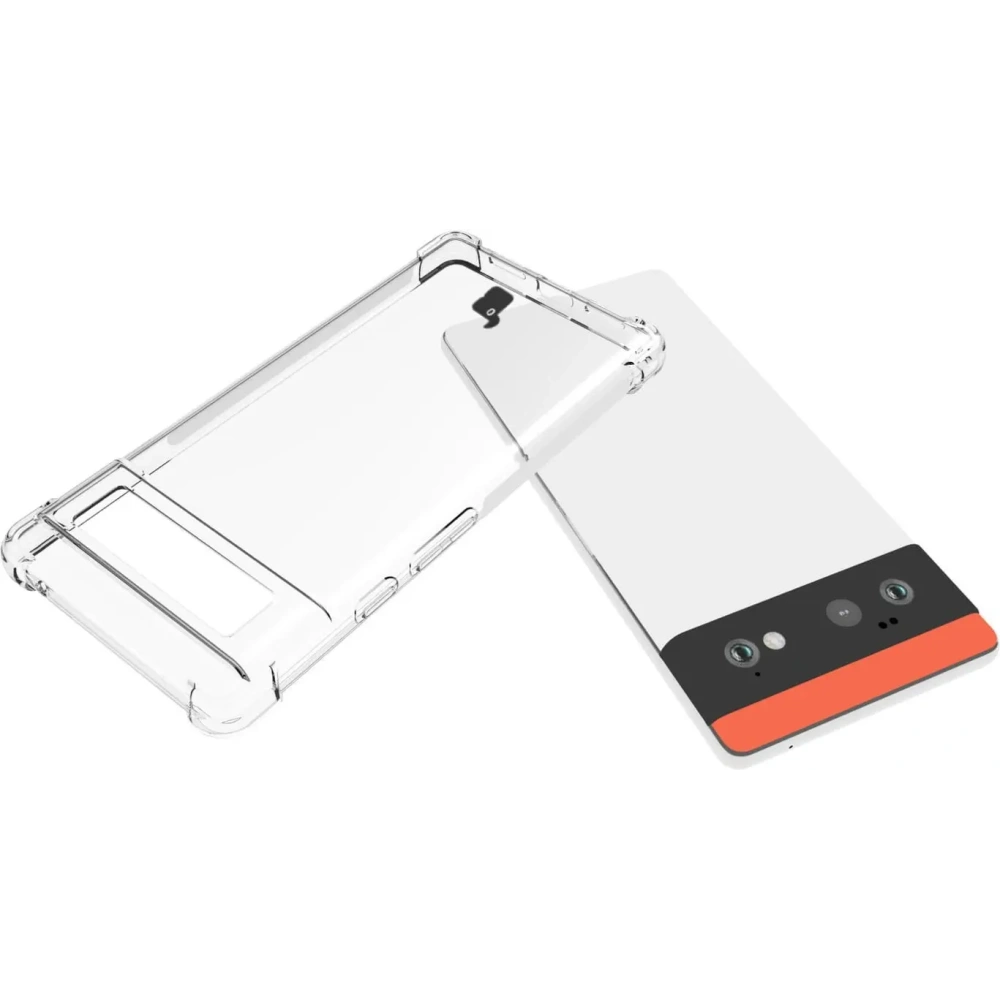 Hurtownia GSM - Bizon Case Clear Pack tok + 2x képernyőüveg + lencseüveg Google Pixel 6 átlátszó - BIZ327 - {ean13} - Hurt