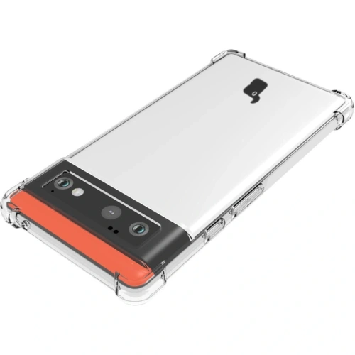 Etui + 2x szkło na ekran + obiektyw Bizon Case Clear Pack do Google Pixel 6 przezroczyste