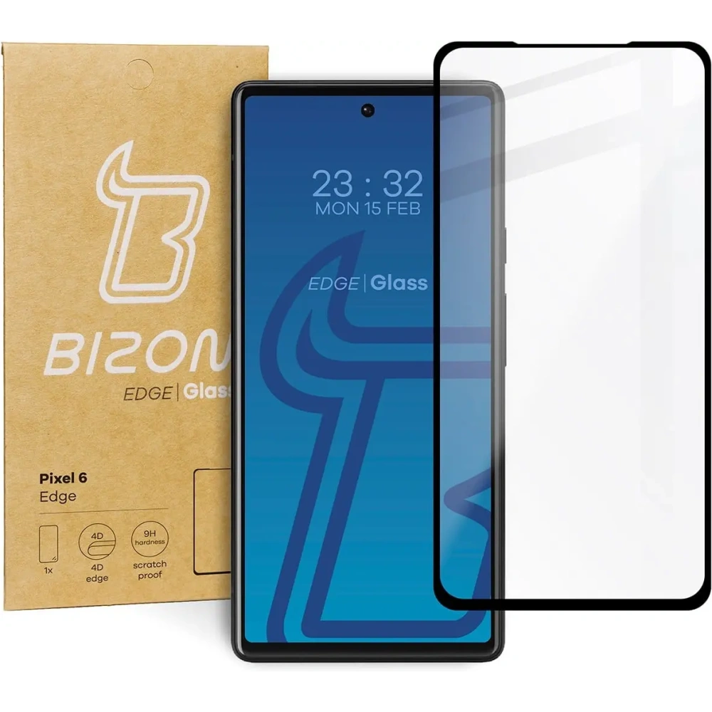 Hurtownia GSM - Bizon Glass Edge Google Pixel 6 fekete - BIZ328 - {ean13} - Hurt