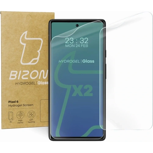 Folia hydrożelowa na ekran Bizon Glass Hydrogel Google Pixel 6 [2 PACK]