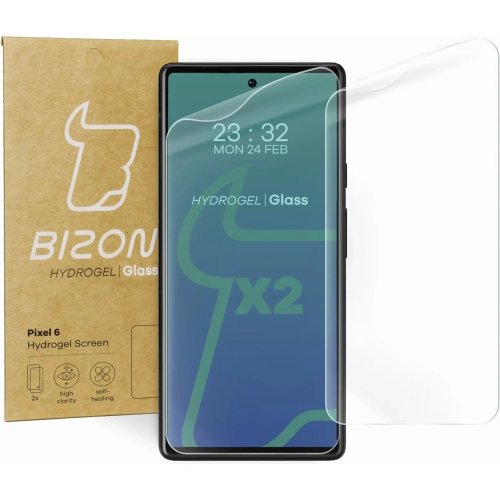 Hurtownia GSM - Bizon Glass Hydrogel Google Pixel 6 [2 PACK] - BIZ329 - {ean13} - Hurt