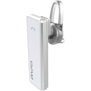 AWEI słuchawka Bluetooth mono A850BL biały/white