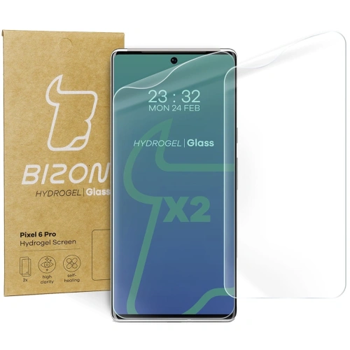 Folia hydrożelowa na ekran Bizon Glass Hydrogel Google Pixel 6 Pro [2 PACK]
