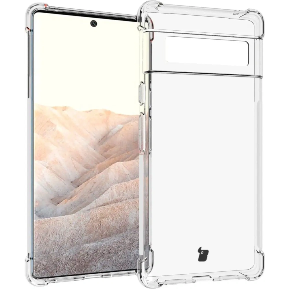 Wholesale Bizon Case Clear Pack case + 2x screen film + lens protector Google Pixel 6 Pro clear - BIZ336 - {ean13} - Hurt