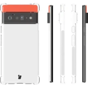 Wholesale Bizon Case Clear Pack case + 2x screen film + lens protector Google Pixel 6 Pro clear - BIZ336 - {ean13} - Hurt