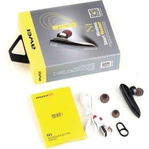 Hurtownia GSM - AWEI Bluetooth Mono Kopfhörer N1 grau/grey - AWEI009GRY - {ean13} - Hurt