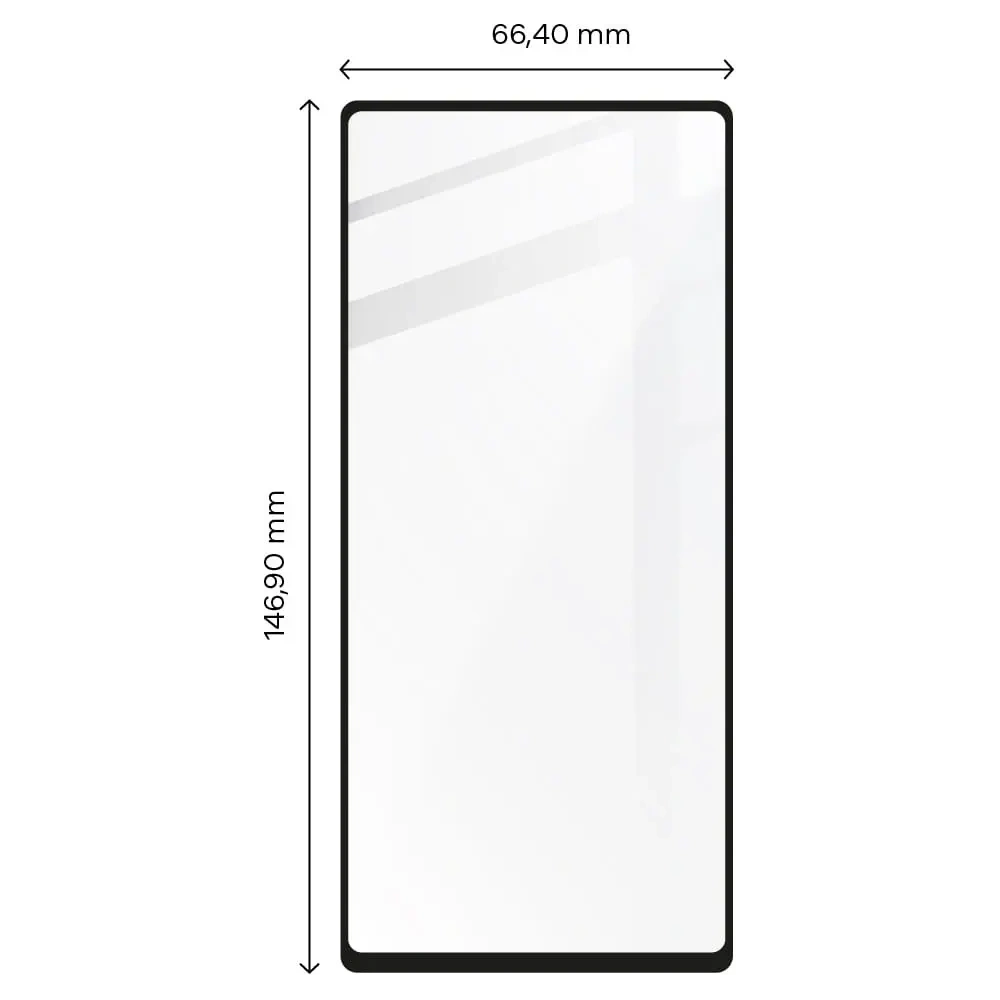 Hurtownia GSM - Szkło hartowane Bizon Glass Edge do Pixel 6A czarne - BIZ338 - {ean13} - Hurt